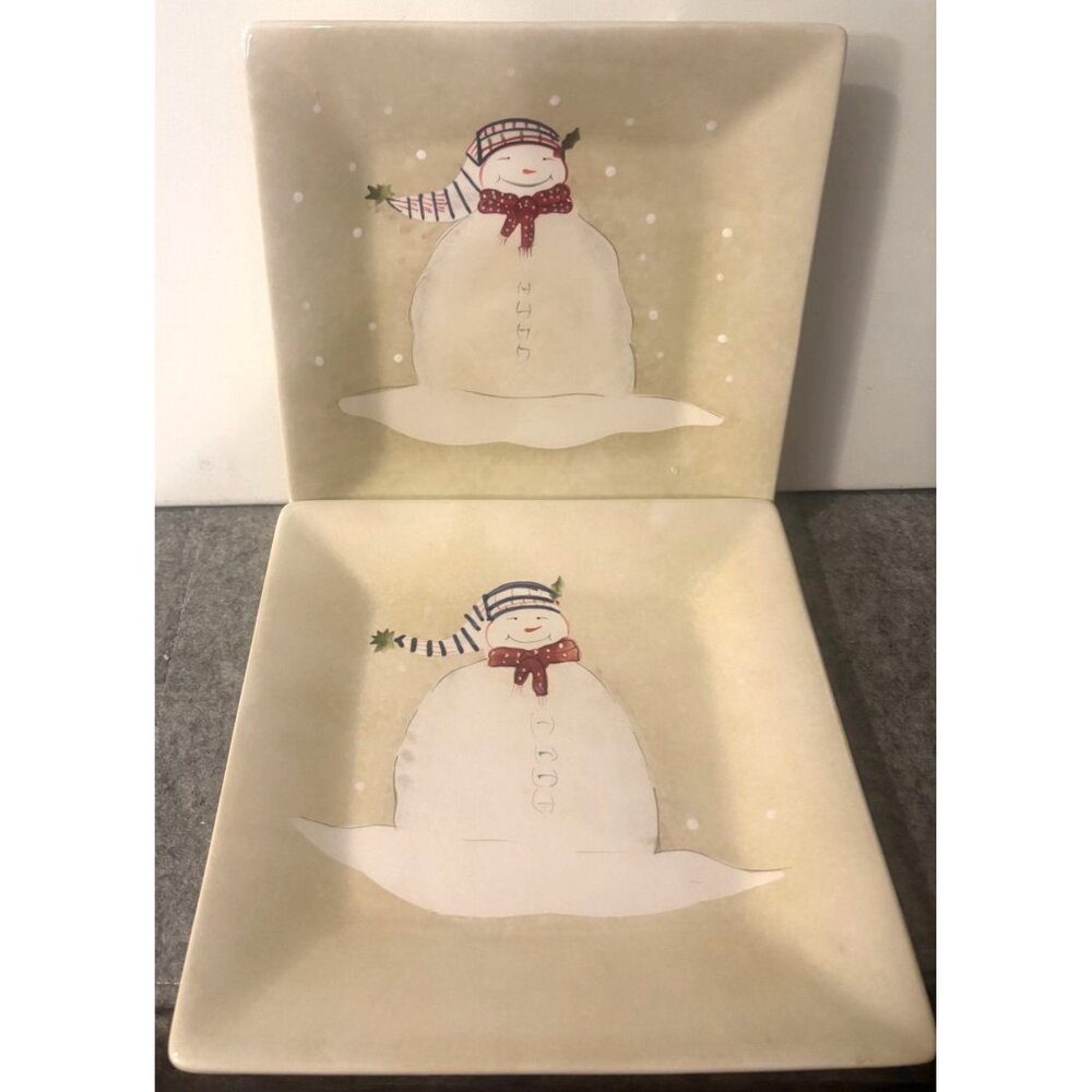 Oneida 10.25 X 10.25" Snowmates Dinner Plates  # 3318